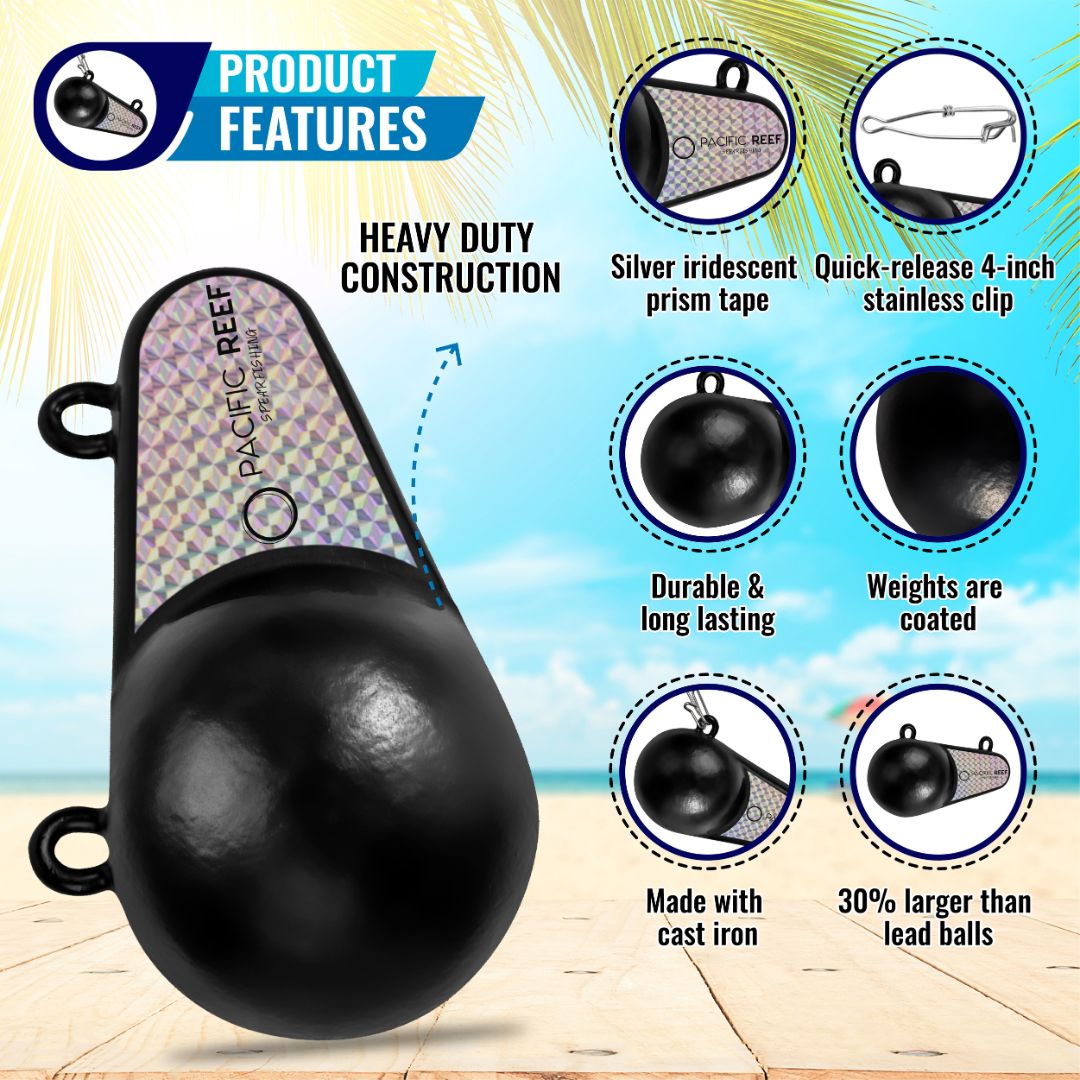 Oval Downrigger Weight