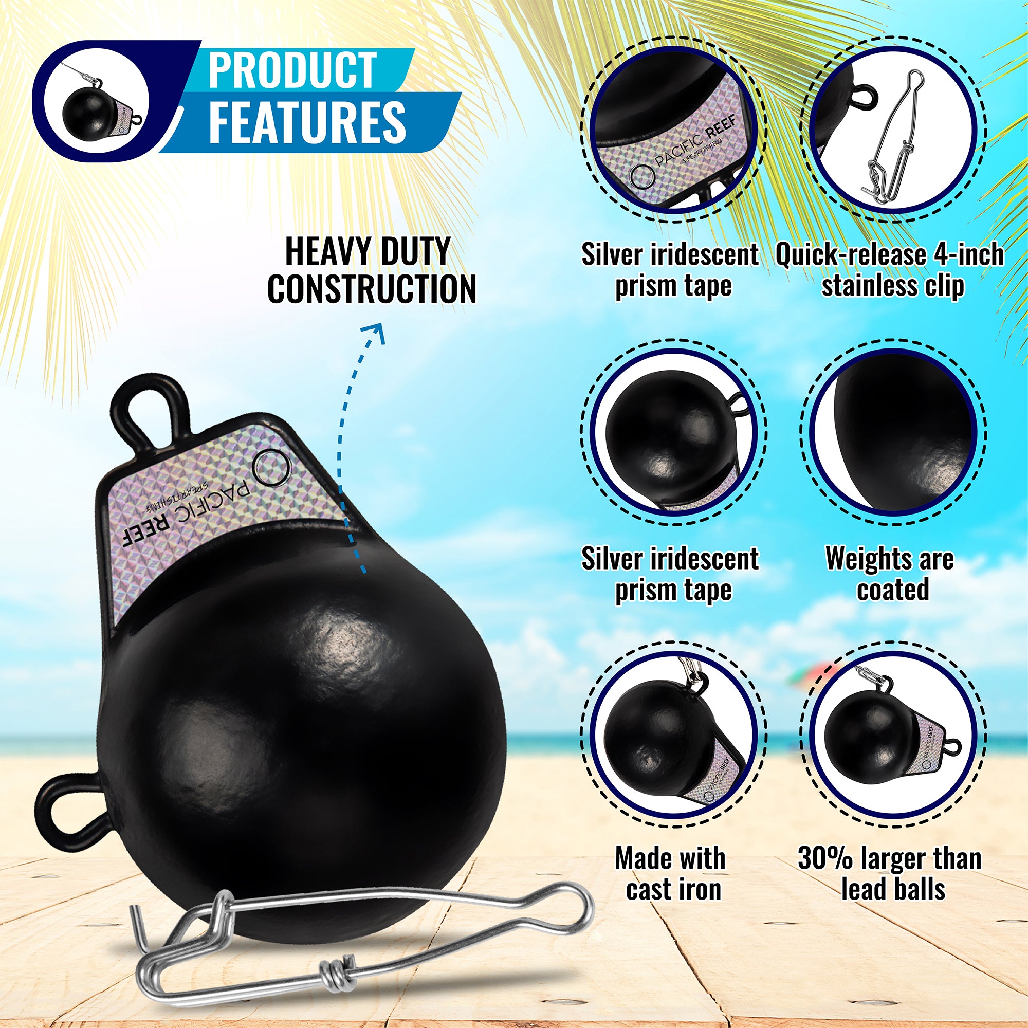 Ball Downrigger Weight