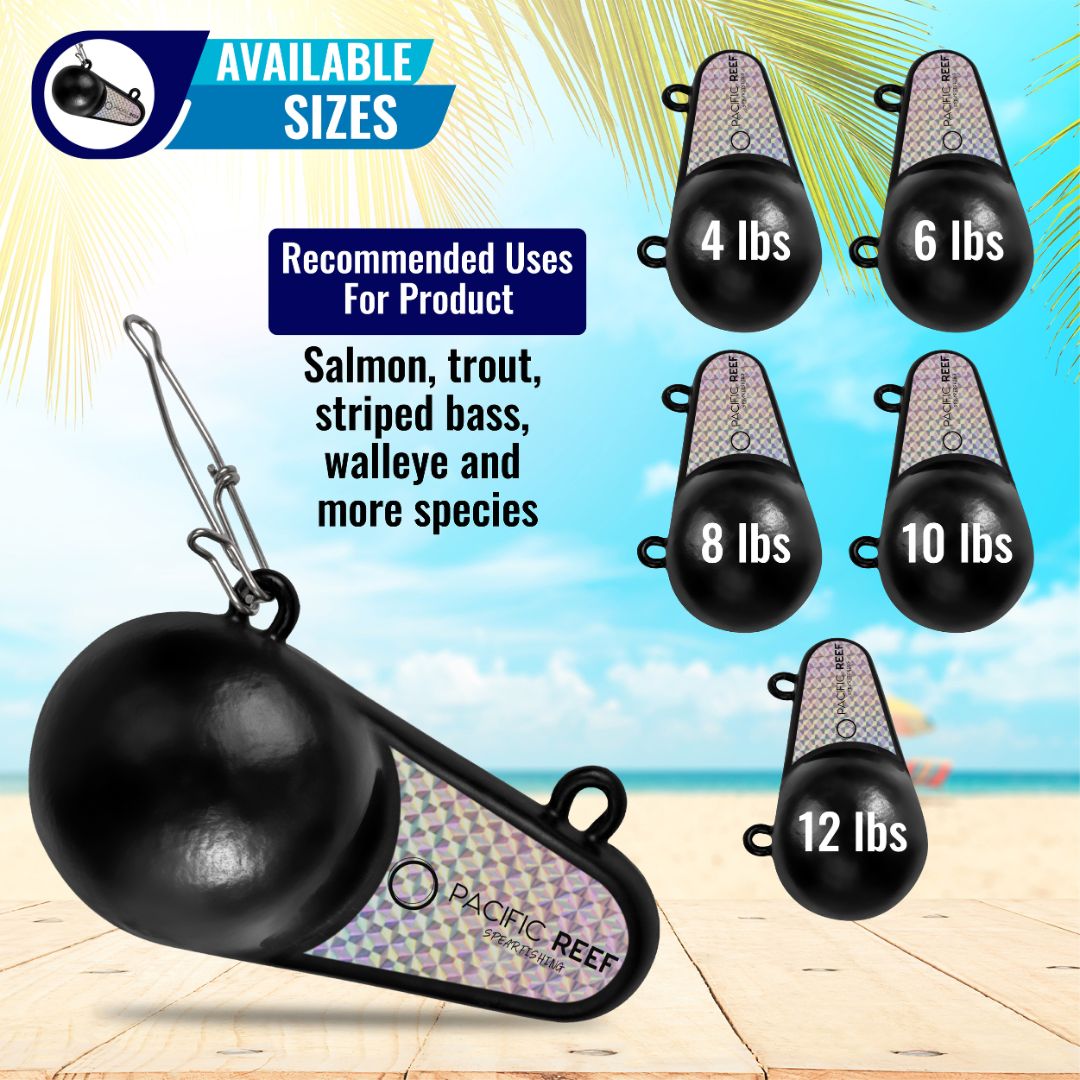 Oval Downrigger Weight