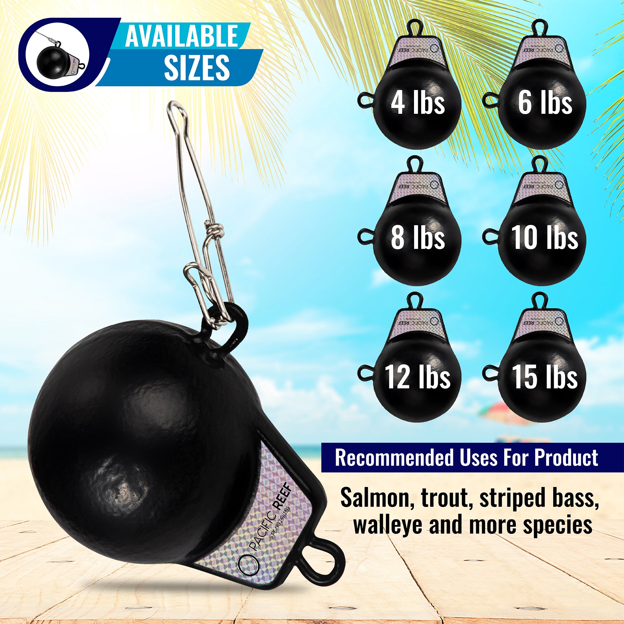 Ball Downrigger Weight